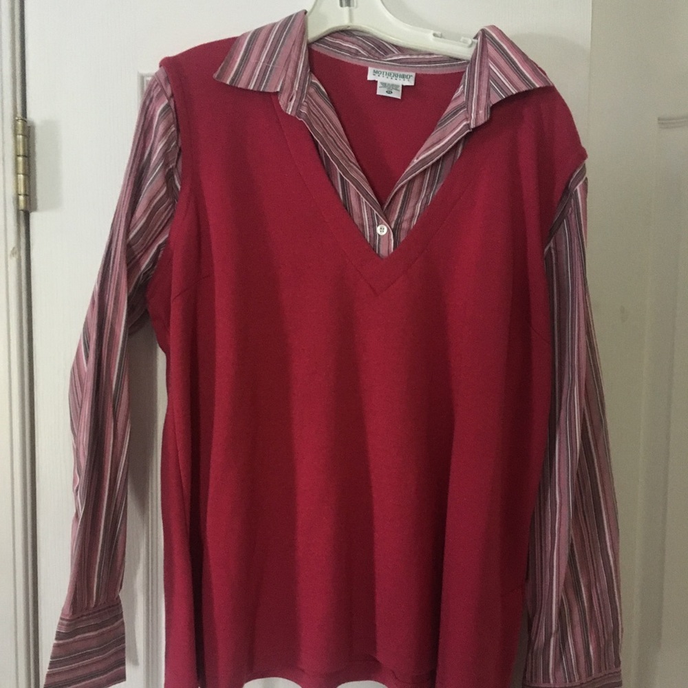 Maternity long sleeve shirt